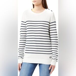 EUC Helly-Hansen Women's Skagen Cotton Knit Marine Sweater Size Medium
